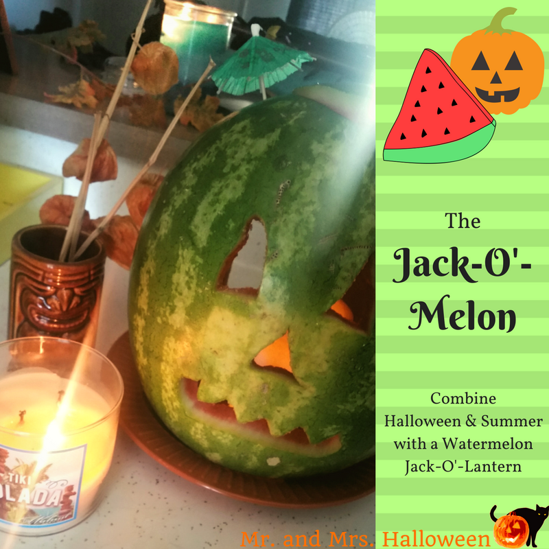 The Jack o Melon Halloween Watermelon Mr and Mrs Halloween
