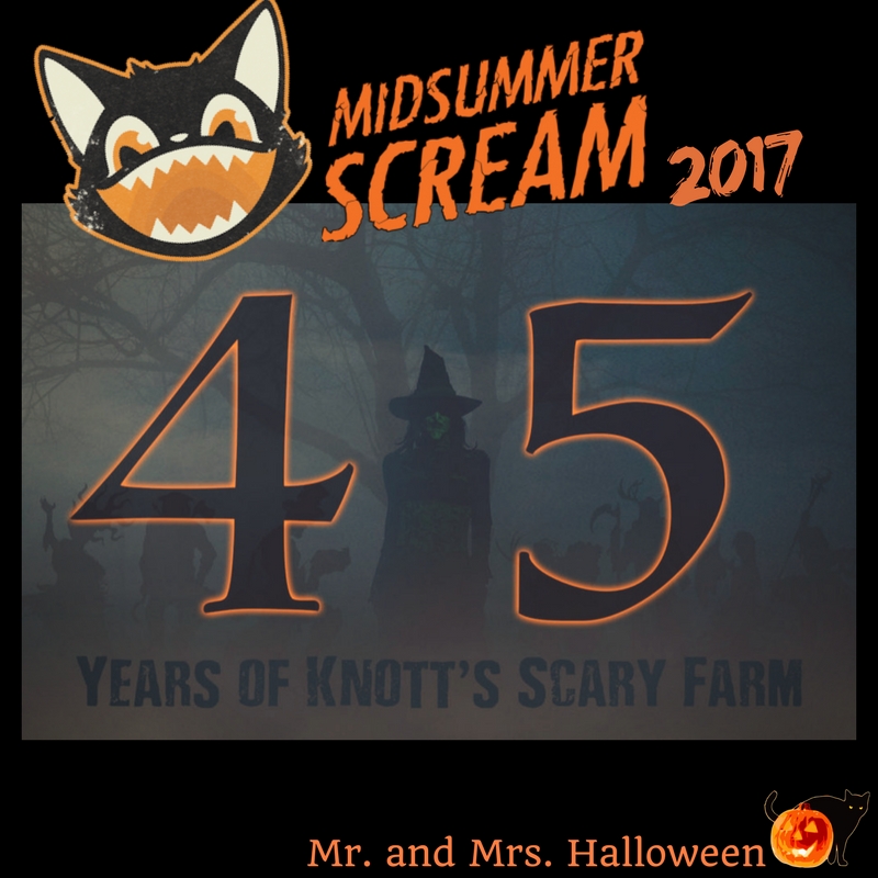 2017 Midsummer Scream Mr and Mrs Halloween Knotts Scary Farm