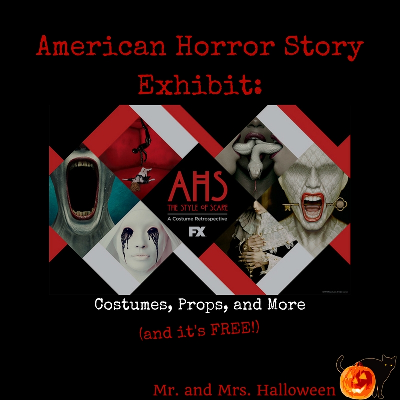 American Horror Story Exhibit Paley Center Mr and Mrs Halloween